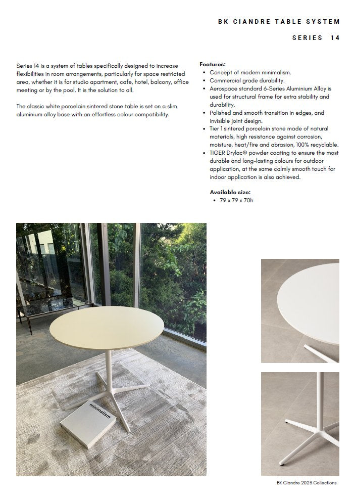 ๐ฟ Embrace the Beauty of Simplicity with Our Minimalist Outdoor Bistro Table! ๐ฟ