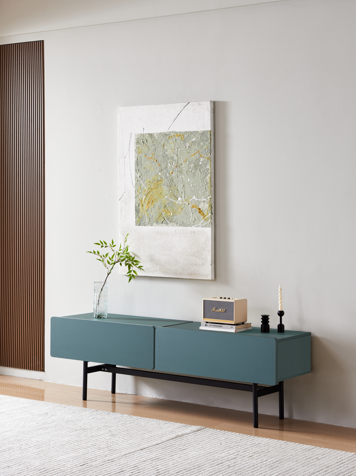DuoFlat - Sideboard Storage unit - Moss Green