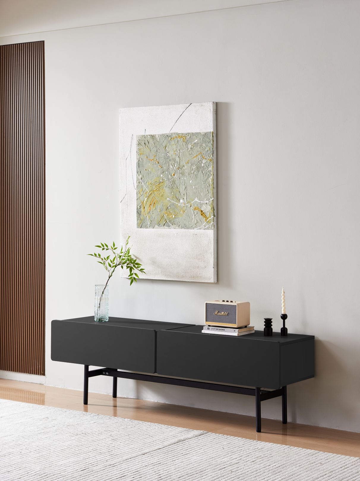 DuoFlat - Sideboard Storage unit - Onyx Black