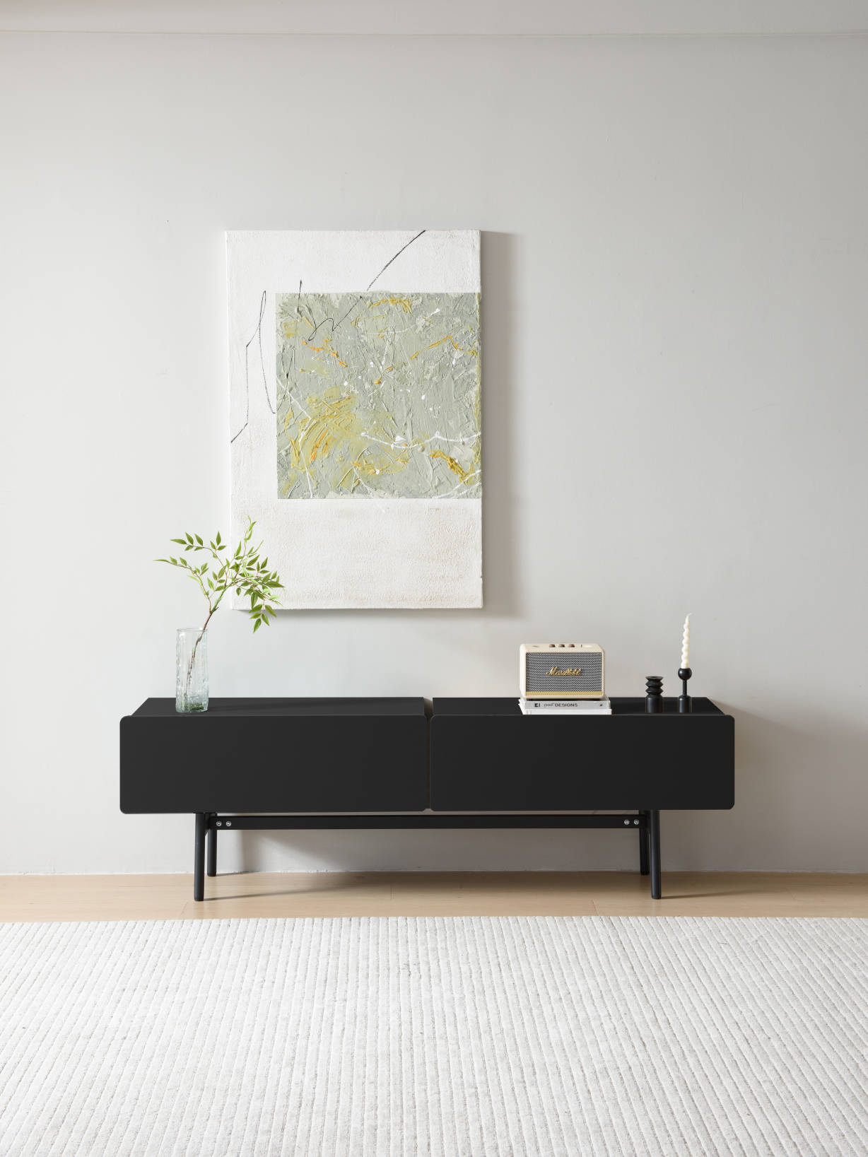 DuoFlat - Sideboard Storage unit - Onyx Black
