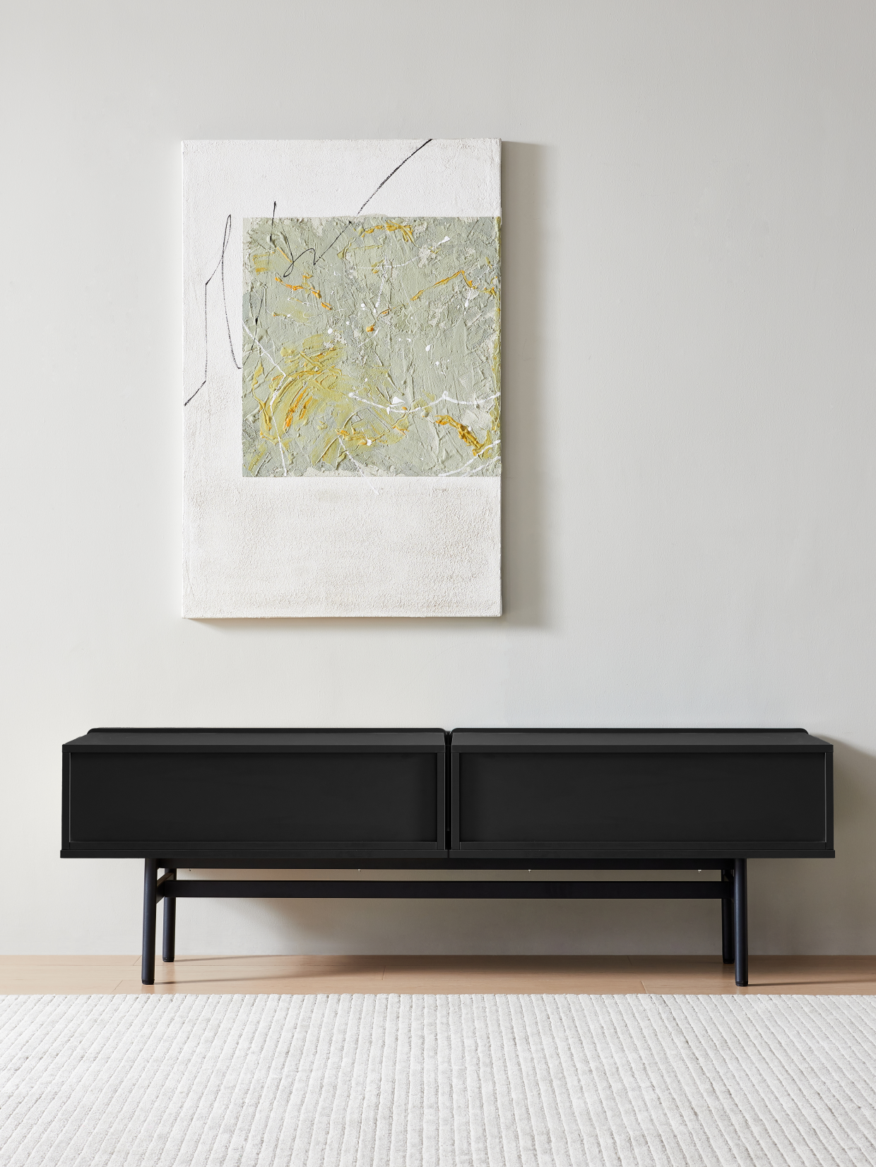 DuoFlat - Sideboard Storage unit - Onyx Black
