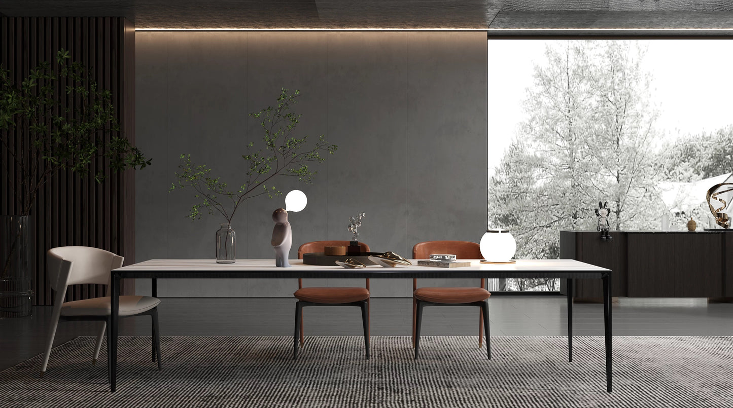 Concept S - Minimalist Porcelain Dining Table